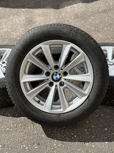 17" оригинальные диски BMW style 236 5x120 + 225/55/17 m+s (1 фото из 10)