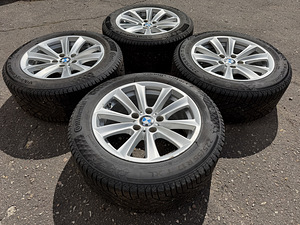 17" оригинальные диски BMW style 236 5x120 + 225/55/17 m+s (5 фото из 10)