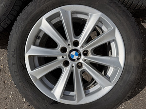 17" оригинальные диски BMW style 236 5x120 + 225/55/17 m+s (10 фото из 10)