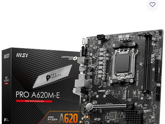 Emaplaat MSI PRO A620M-E DDR5