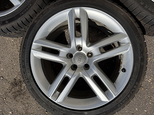19" оригинальные диски Audi 5x112 + 255/40/19 m+s (как новые) (8 фото из 9)
