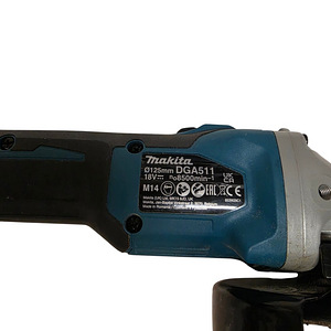 Аккумуляторная болгарка Makita DGA511 + ак 6,0Ач (5 фото из 5)