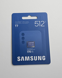Samsung microSD Card T7 512GB UHS-I , Blue (1 foto / 2)