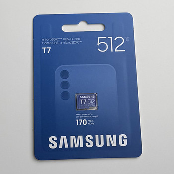 Samsung microSD Card T7 512GB UHS-I , Blue