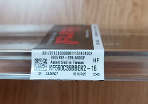 DDR5 Kingston FURY Beast 16GB 2x8GB (6 foto / 6)