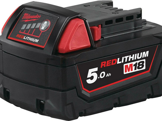 Aku Milwaukee M18 5.0Ah 18V Liitium-ioon