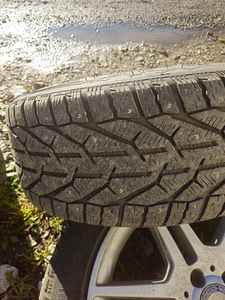 Originaal AMG R17 Mercedes W204 veljed + Kormoran talverehvi (6 foto / 9)