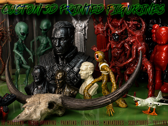 3D-Printimine | Kujukesed ja figuurid | Resin 3D Printining