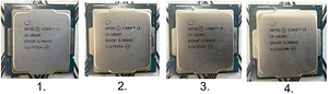 4 процессора i3-10105, сокет LGA 1200 (1 фото из 1)