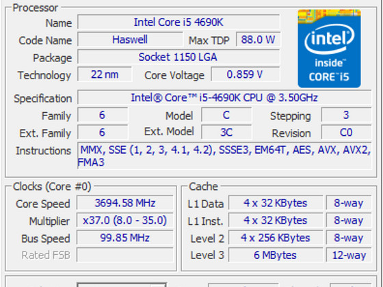 Emaplaat ja cpu i5 4690k