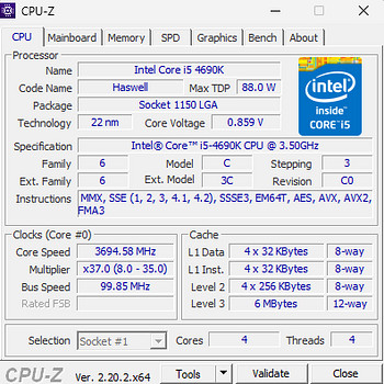 Emaplaat ja cpu i5 4690k