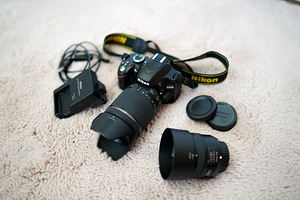 Nikon D3200 + 18-200mm + 50mm f1.8 (1 foto / 6)