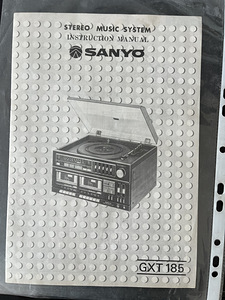 Стерео Система Sanyo GXT 185 с оригинальным документом (4 фото из 6)