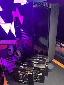 MSI MPG GUNGNIR 110R + 4× be quiet! Pure Wings (8 foto / 8)