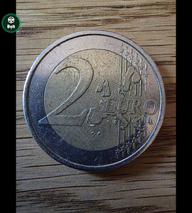 2005 aasta Soome 2 eurone. Väga haruldase defectiga. (1 foto / 4)