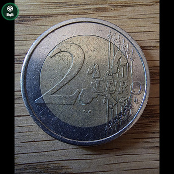 2005 aasta Soome 2 eurone. Väga haruldase defectiga.
