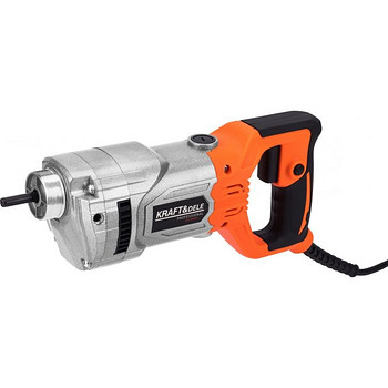 Вибратор для бетона 1400W с булавой KD10855 + KD10856