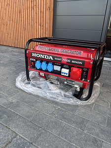 Bensiinigeneraator ECMT 7000 — 7 kW / 220V / 380V (1 foto / 5)