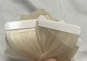 Looduslikud juuksed teipidel (55 cm, 93 g) (2 foto / 3)