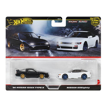 Hot Wheels premium JBK96 1996 Nissan 180SX Type X & Nissan S