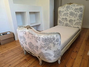Antiikne Louis XV / rokokoo stiilis voodi (3 foto / 3)