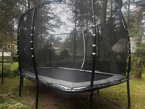 EXIT suur ristkülikukujuline batuut 427 × 244cm koos võrguga (2 foto / 9)