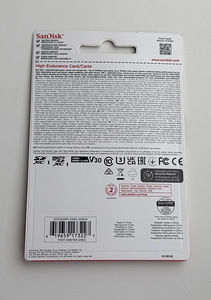 SanDisk High Endurance MicroSDXC 256GB , White (2 фото из 2)