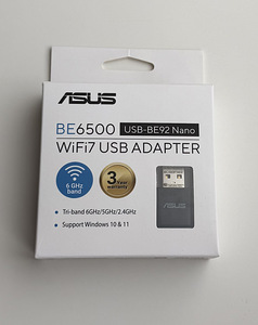 Asus BE6500 USB-BE92 Nano WiFi 7 USB Adapter (1 foto / 4)