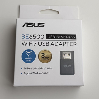 Asus BE6500 USB-BE92 Nano WiFi 7 USB Adapter