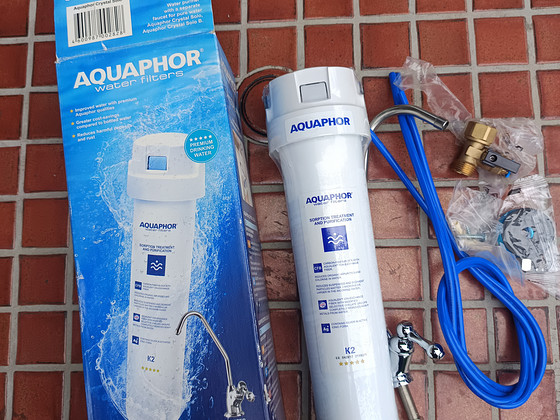 Фильтр для воды Aquaphor Crystal Solo (новый, полный комплект с краном
