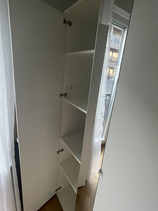 Asjalik riidekapp (6 riiulit + garderoob + peegel) (2 foto / 7)