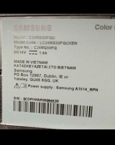Монитор Samsung C24RG50FQU (2 фото из 2)