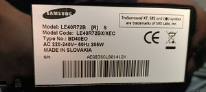Samsungi teler 40" (2 foto / 3)