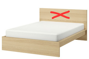 Кровать Ikea malm 120x200 (1 фото из 1)