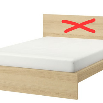 Ikea malm voodi 120x200