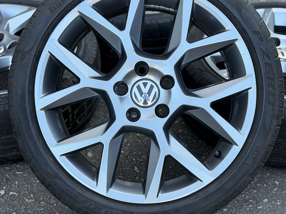 18" оригинальные диски Volkswagen 5x112 + летние шины 225/40/18