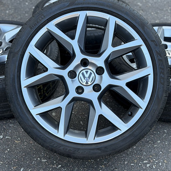 18" оригинальные диски Volkswagen 5x112 + летние шины 225/40/18