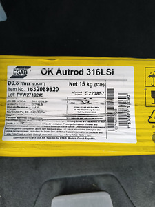 Сварочная проволока из нержавеющей стали ESAB OK AUTROD 316LSi (1 фото из 2)
