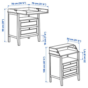Комод Ikea с пеленальным столиком (5 фото из 5)
