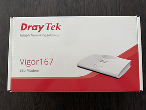 DrayTek Vigor 167 модем Supervectoring/VDSL2/ADSL2+ (1 фото из 3)
