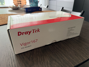 DrayTek Vigor 167 модем Supervectoring/VDSL2/ADSL2+ (2 фото из 3)