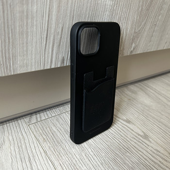 Гибкий чехол для iPhone 14 plus со слотом для банк карты