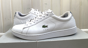 Valged nahast tossud/vabaajajalatsid Lacoste s.40 (1 foto / 6)