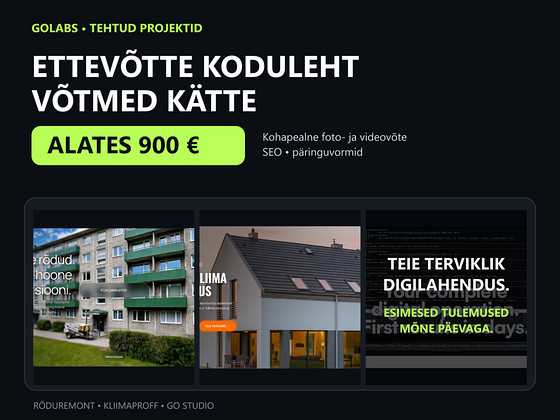 Koduleht ettevõttele võtmed kätte