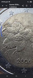 Финляндия 2 евро 2006 года. С ошибкой (3 фото из 3)