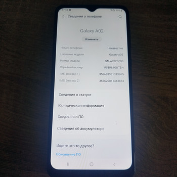 Продам Samsung A02 32 GB в хорошем робочем состоянии