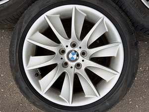 18" BMW style 329 originaalveljed 5x120 + suverehvid 4-4,5mm (1 foto / 9)