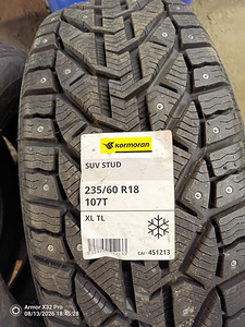 M: Uued naelrehvid Kormoran 235/60/18 SUV (2 foto / 3)