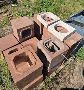 Kamin CMA moodul kolmik põlv liides soojussalvestav plaat (1 foto / 3)