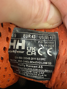Helly hansen tööjalatsid (5 foto / 5)